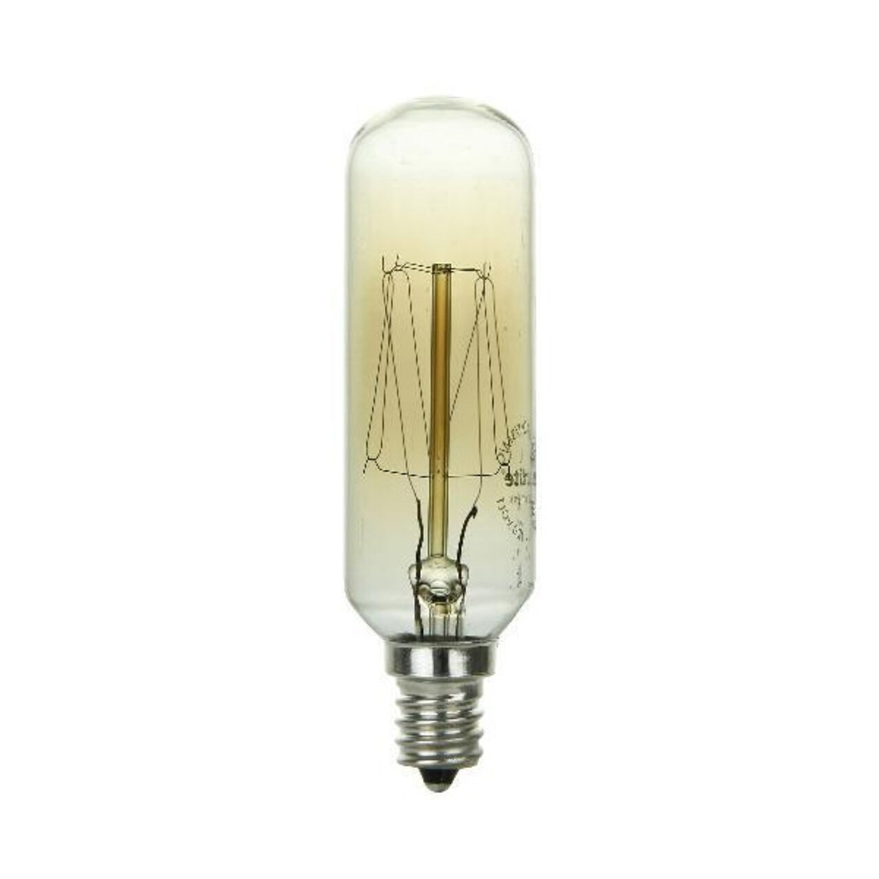 SUNLITE 40w 120v Antique Radio Style T8 E12 3200k Smoke Incandescent Light Bulb
